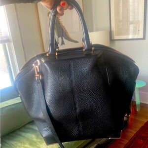 Alexander Wang Prisma Black Leather Shoulder / Satchel Bag